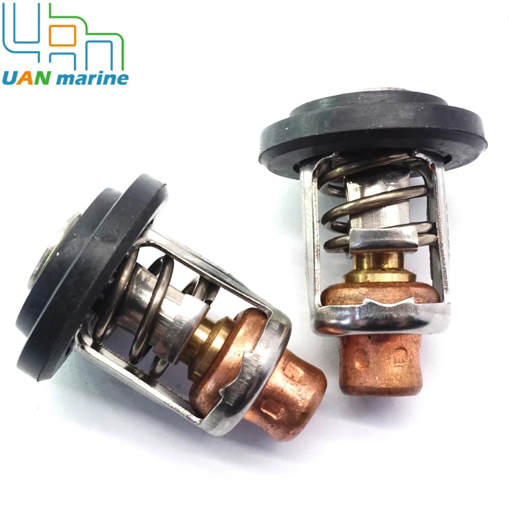 2 Pcs Outboard 143°F / 62°C Thermostats 75692Q2 for Mercury Marine 135-200 HP Replace 75692T3 75692 Sierra 18-3553 18-3543