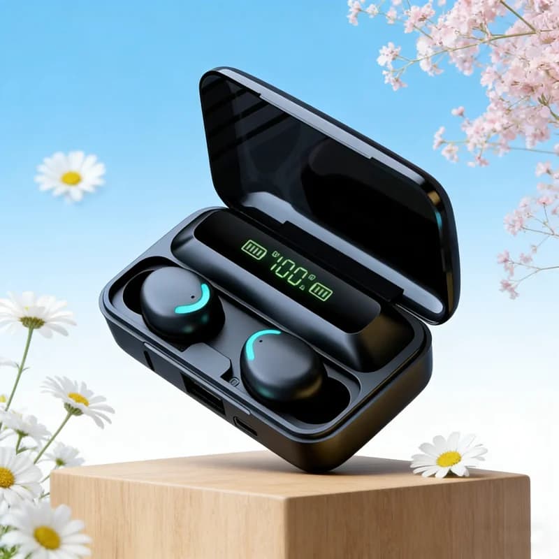 블루투스 이어폰 9D 스테레오 스포츠 방수 TWS