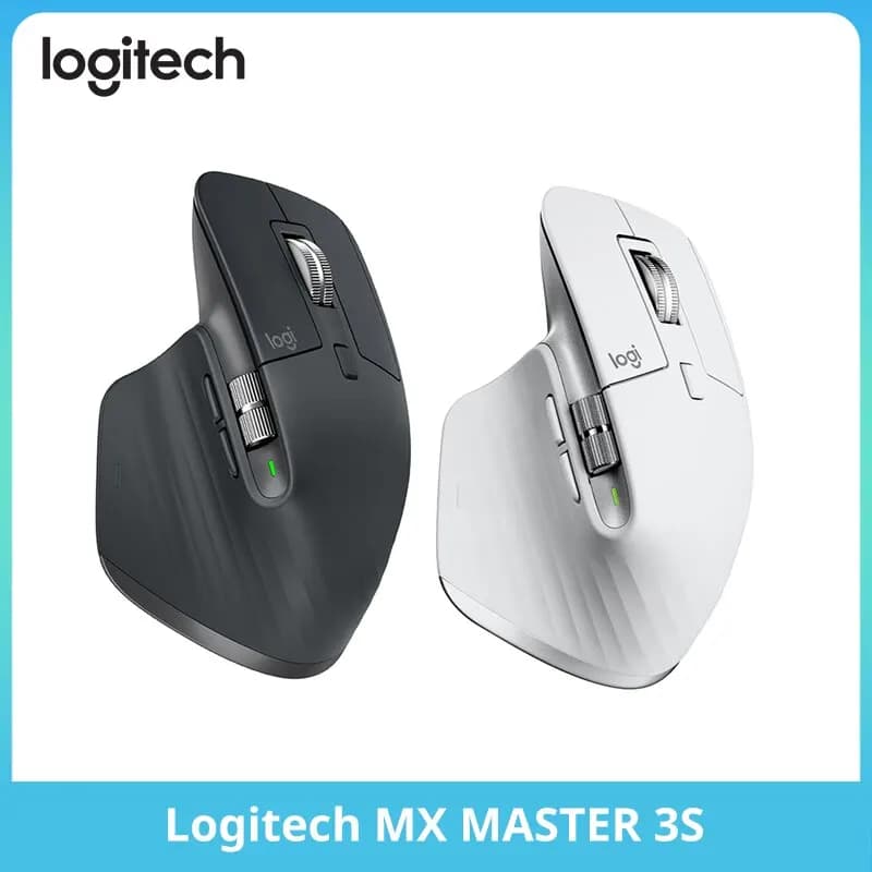 로지텍 MX 마스터 3S 무선 블루투스 마우스, 하이 엔드 크로스 스크린 노트북