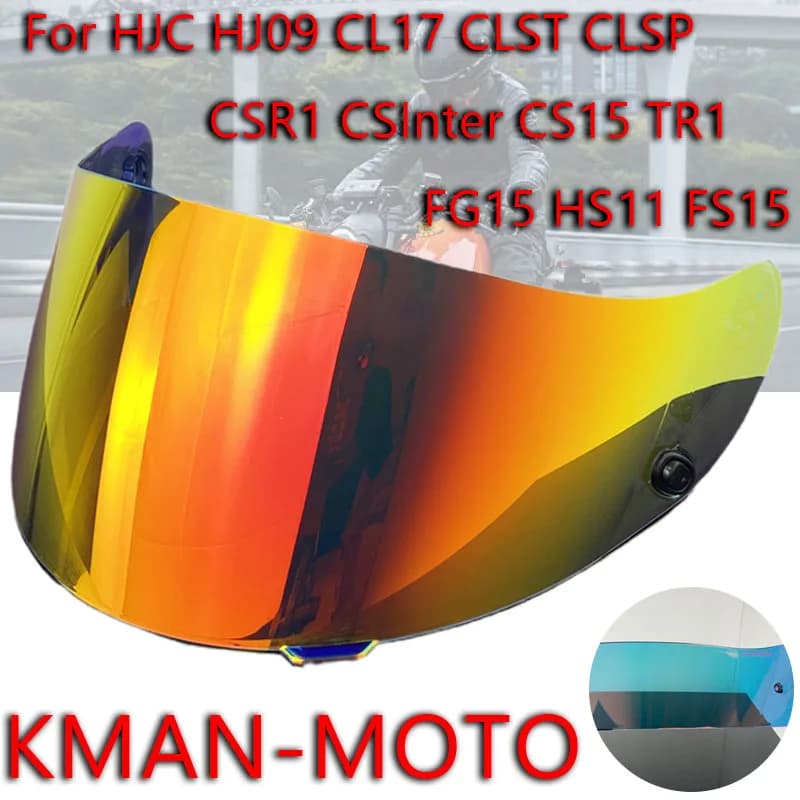 HJ09 바이저 HJC CL17 CLST CSR1 CS15 TR1 헬멧용 방풍 방진 UV차단