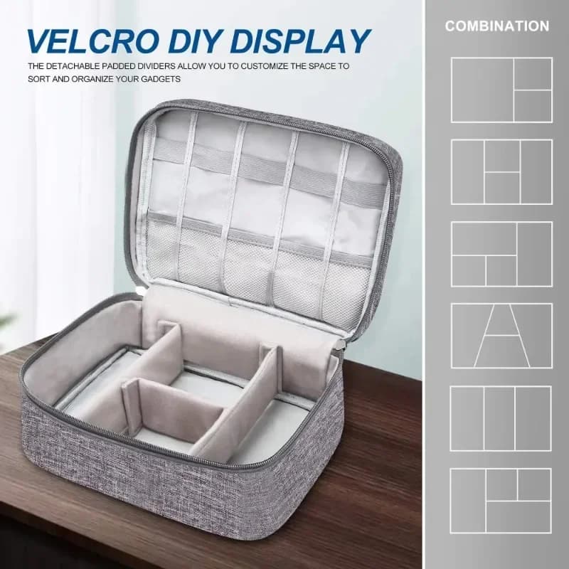 휴대용 디지털 저장 가방 USB 가제트 방수 케이블 주최자 주머니 전자 장치 액세서리 팩 용품