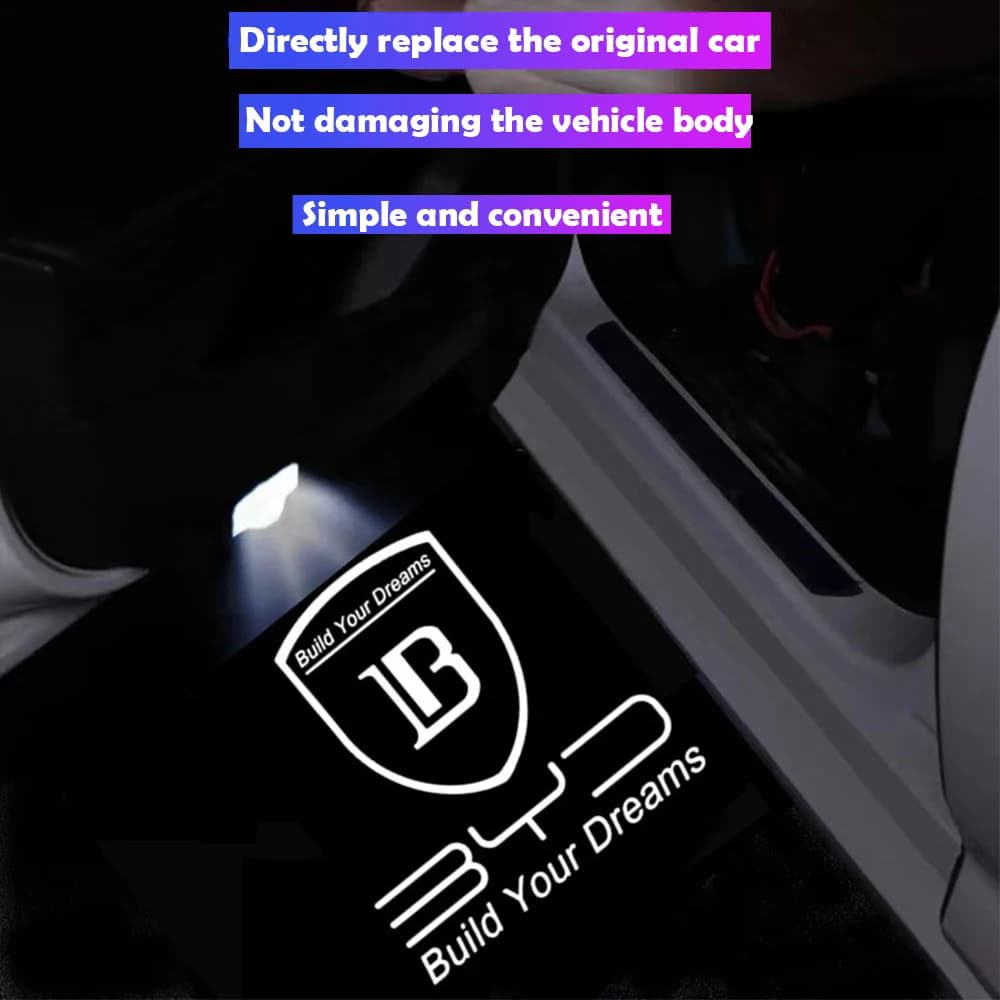 BYD 씰라이언07 EV 2024 2025 도어 프로젝션 웰컴라이트 무드등