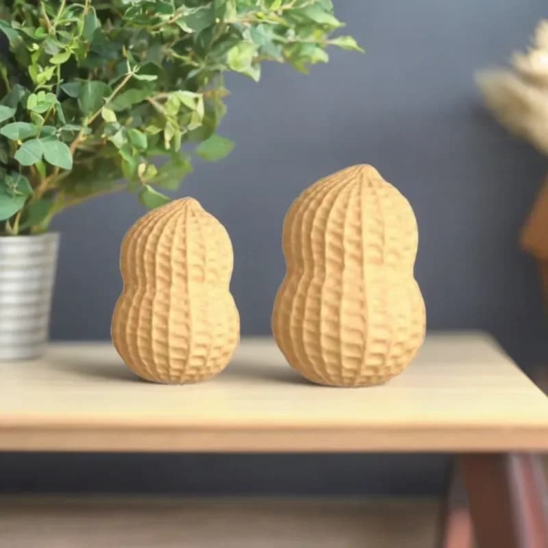 땅콩 모양 실리콘 몰드 DIY 캔들 비누 석고 만들기