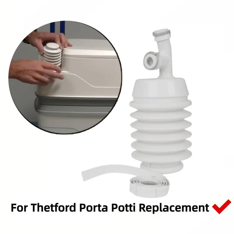 New For Thetford Porta Potti Replacement Bellow Push Flush Kits For 165/145/365/345/335 Models Caravan Campervan Parts