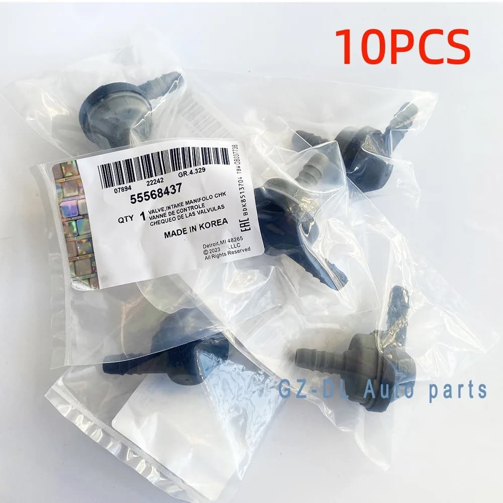 10PCS Original Intake Manifold Check Valve OE: 55568437 56547926 For Chevrolet Cruze Unidirectional  Valve
