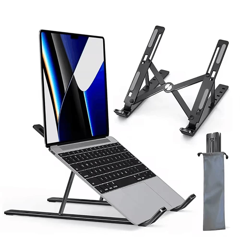 조정 가능한 노트북 홀더 휴대용 접이식 컴퓨터 모니터 홀더 노트북 스탠드 Macbook Air iPad 태블릿 기본 액세서리