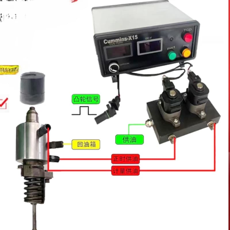 커민스 ISX QSK-X15 EUI EUP 인젝터 HPI 액추에이터 정비 테스트 키트