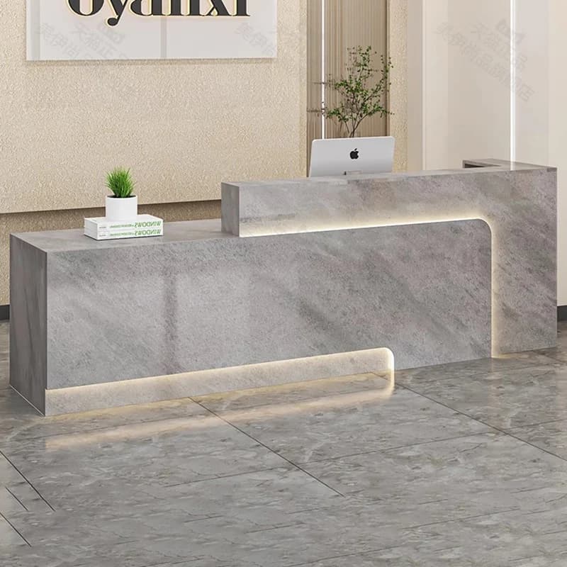 Display Hotel Reception Desks Luxury Modern Office Decorations Simple Modern Hair Salon Reception Desk Beauty Salon