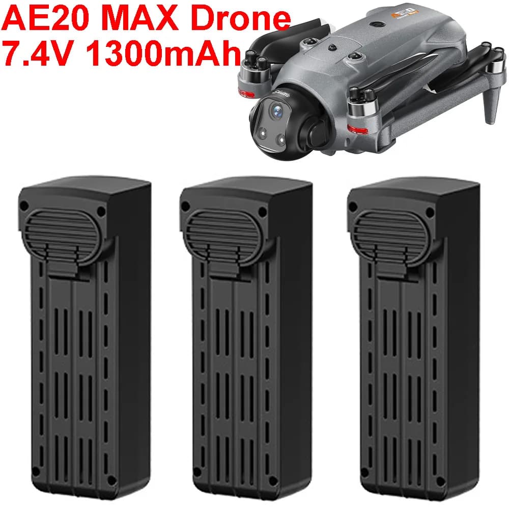 AE20 MAX 드론 배터리 7.4V 1300mAh 비행 22분