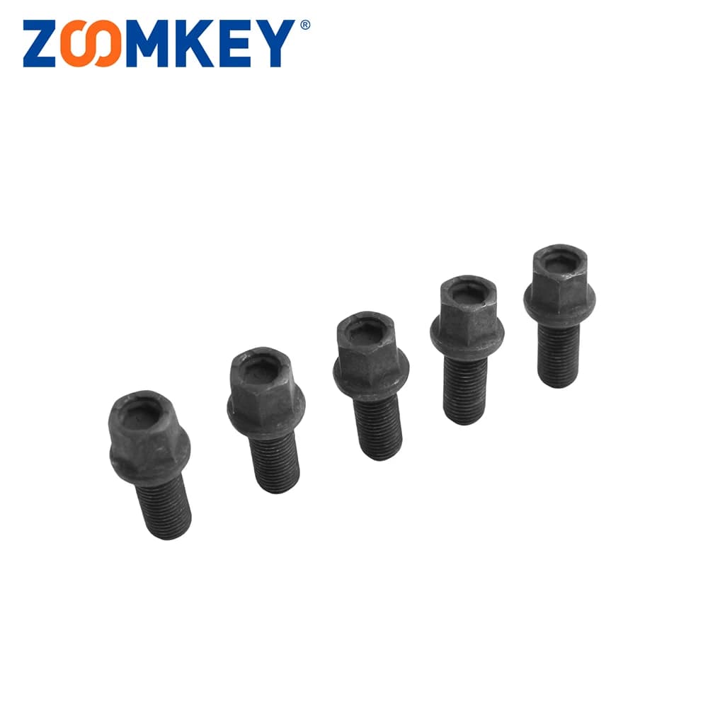ZOOMKEY Fit For 5Pcs Wheel Lug Bolts M14x1.5 26MM for VW Beetle Porsche Audi A4 A5 WHT002437 WHT-002-437