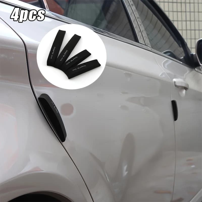 Auto Door Edge Guards 4pcs, Soft EVA Foam Bumper Strips, Absorbs Impact, Protects Car Paint in Tight Parking Spots