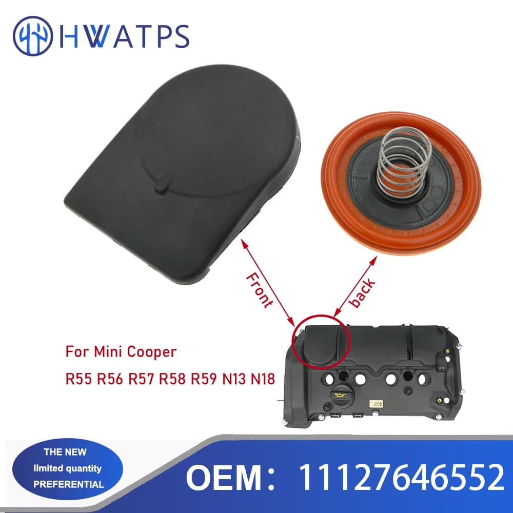 BMW 미니 쿠퍼 N13 F20 F30 PCV 밸브 커버 리페어 키트 멤브레인