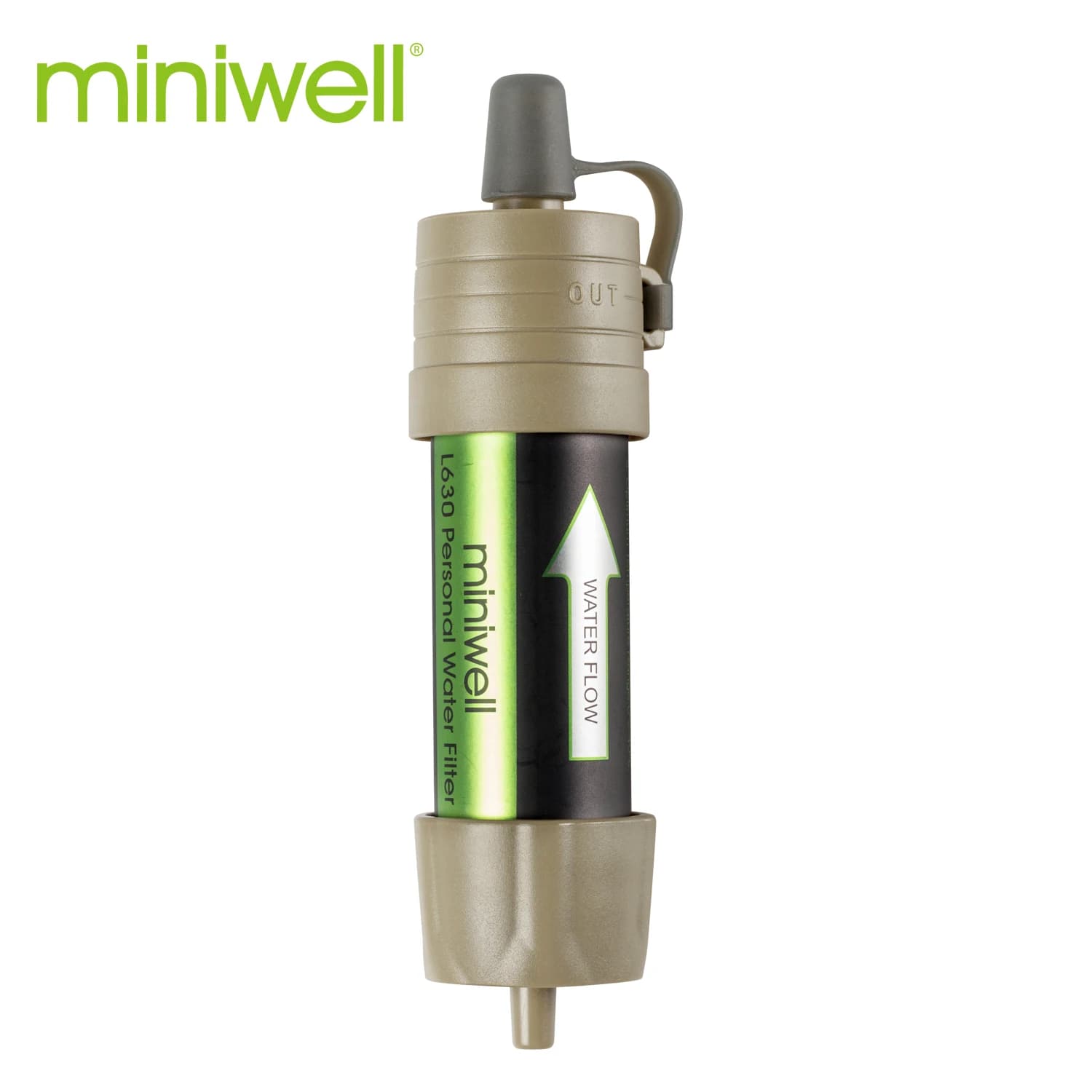 Miniwell 아웃도어 휴대용 정수기 여행 백패킹용