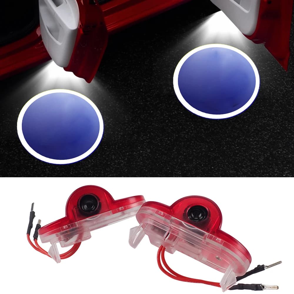 폭스바겐 골프 도어 LED 고스트 섀도우 램프 2개 MK7 MK4 보라