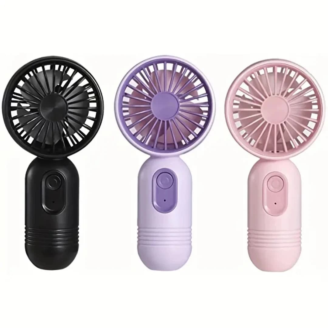 USB 충전식 미니 휴대용 선풍기 경량 핸디 사무실 야외 여행 캠핑용