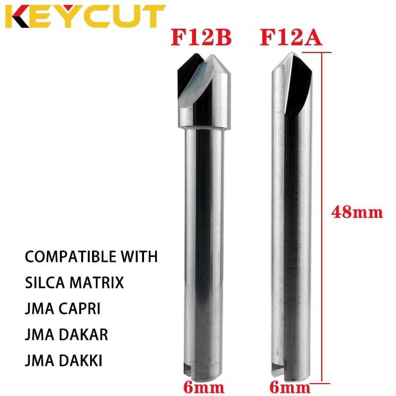 SILCA F12A F12B Mul-T-Lock 키 복제기 밀링 커터