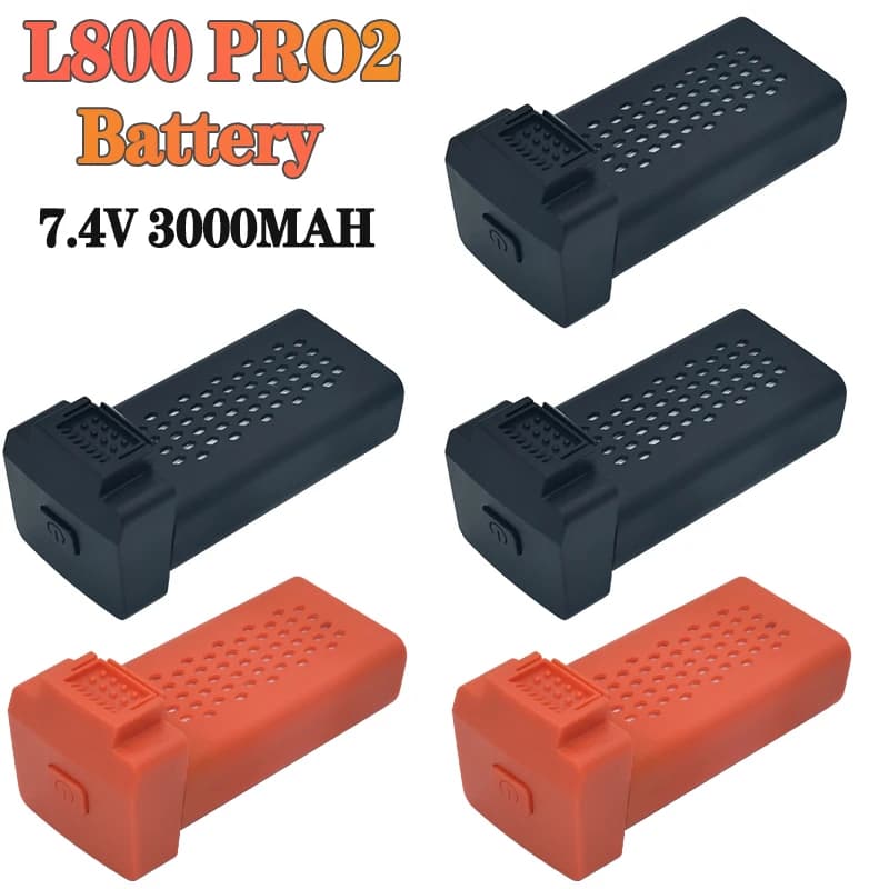 L800 Pro 2 드론 배터리 7.4V 3000mAh 리튬 배터리