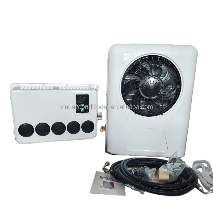 Tractor Cabin 12 Volt Parking Air Conditioning 12v 24v Truck Electric Air Conditioner For Truck