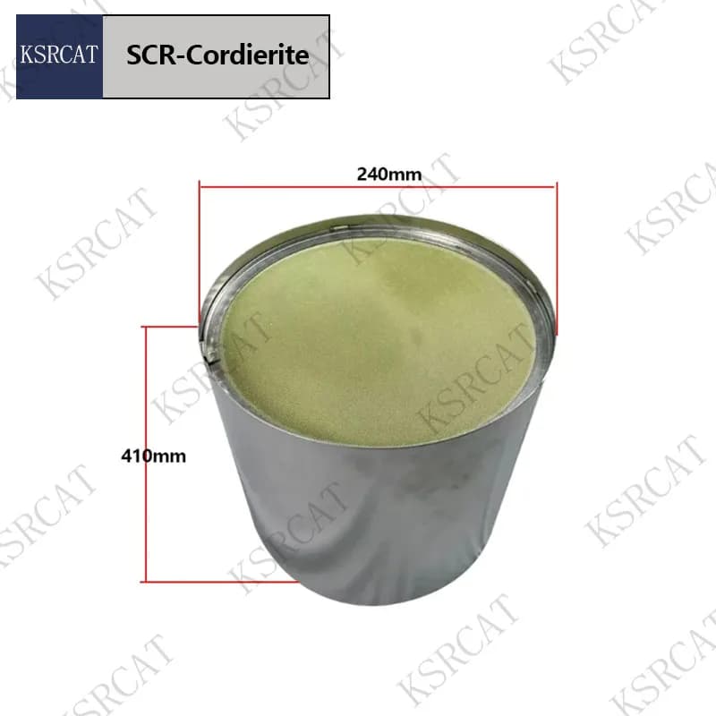 300CPSI 240*410mm EURO 5 SCR 디젤 요소수 트럭 촉매 허니콤 1개
