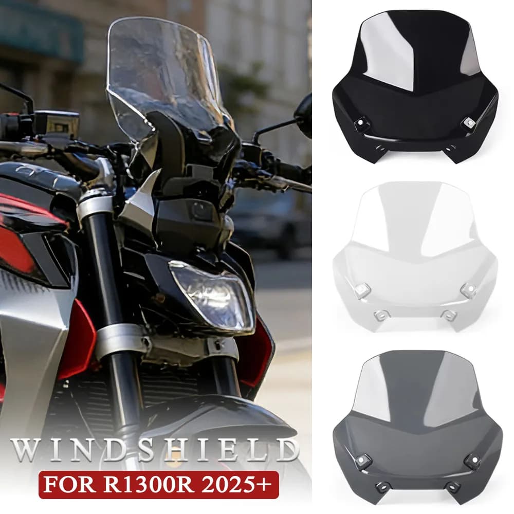 BMW R1300R 2025/2026용 프론트 페어링 윈드실드 윈드스크린