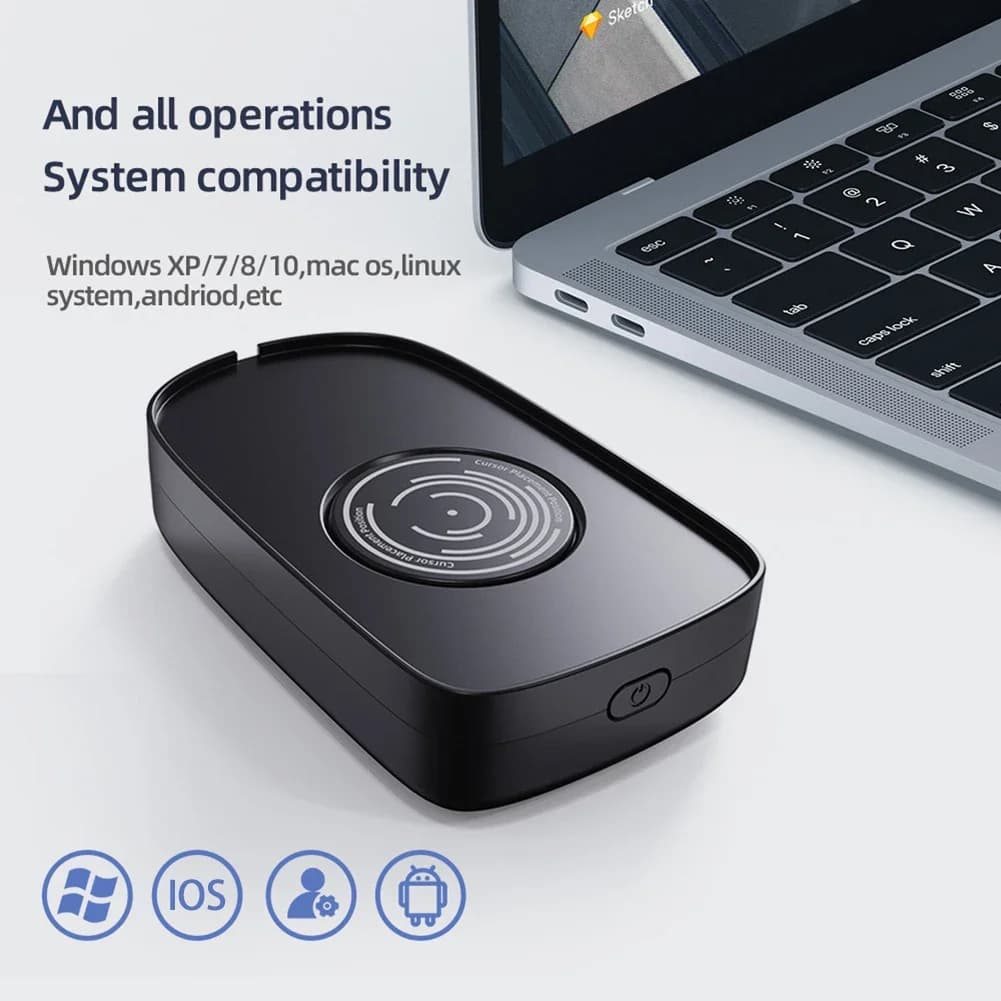 USB 마우스 무버 자동 마우스 움직임 시뮬레이터 ON/OFF 스위치 절전 방지