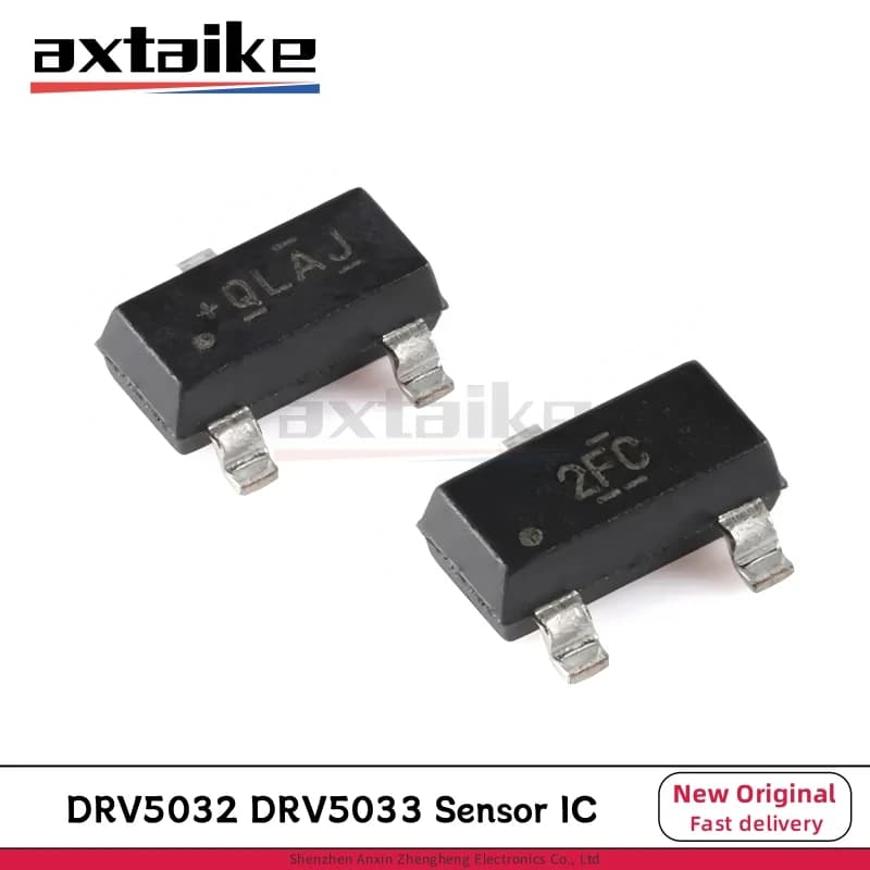 DRV5032 DRV5033 SOT-23 홀 효과 센서 IC 5개 SMD