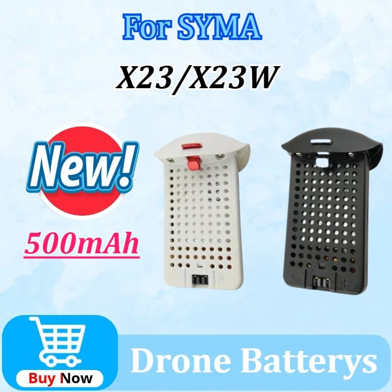 SYMA X23 X23W RC 드론 충전 배터리 3.7V 500mAh