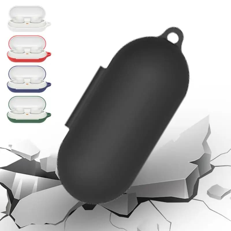 Wireless Earbuds Case For Sony WF-C500 Soft Silicone Shockproof Earphone Protector Replacement Accessories For WF C500