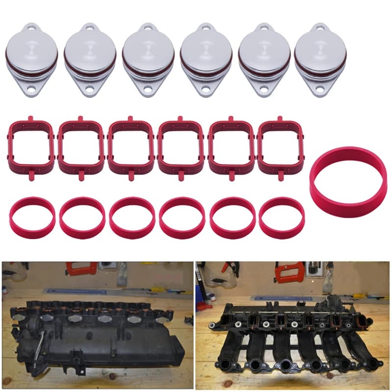 6x22/33mm 스월 플랩 삭제 키트 BMW E87 E46 E90/91/92 E60 M47 M57