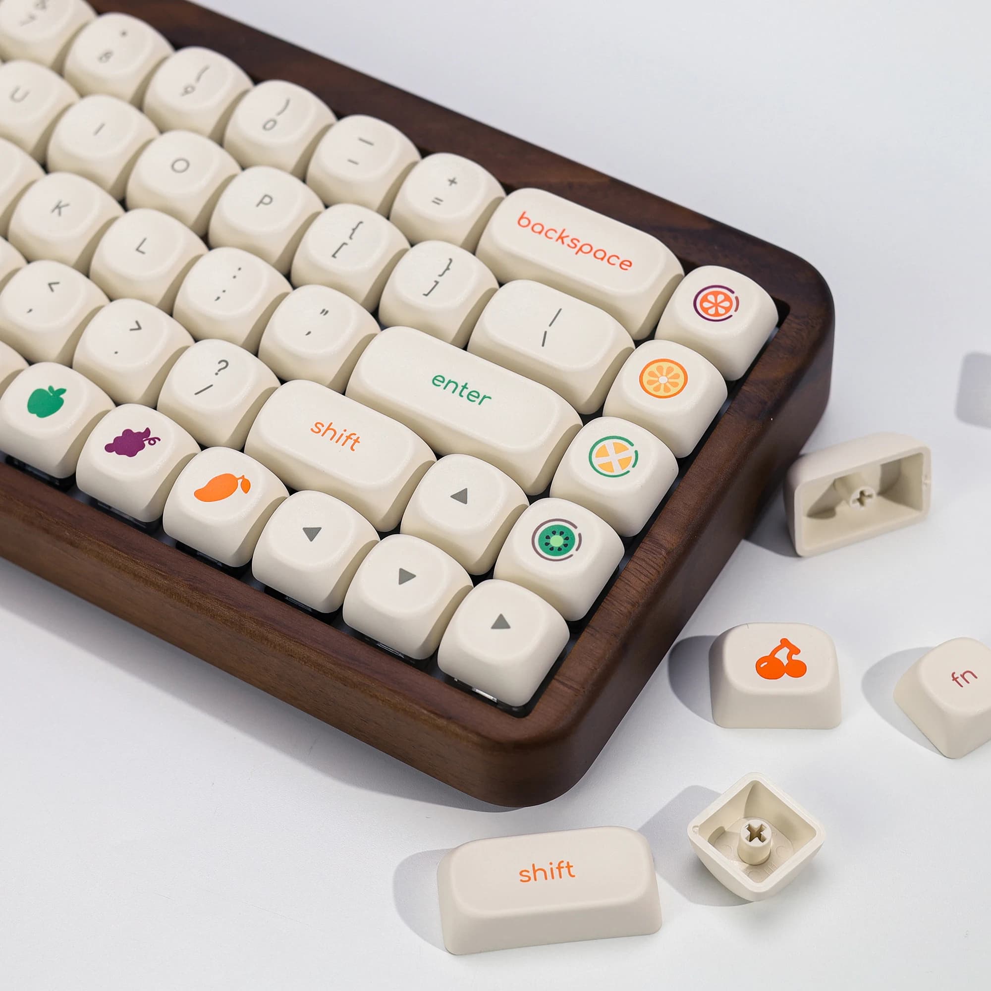 KBDiy Froyo 키캡 KOA 프로파일 미니멀 PBT ISO 기계식 키보드 키캡