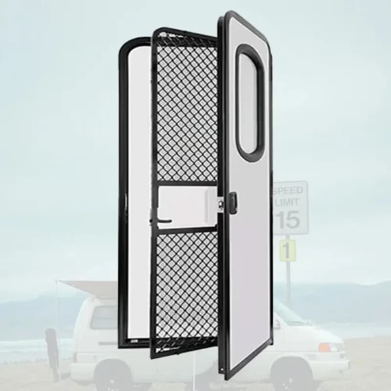 RV 출입문 620x1300mm 블라인드 내장형