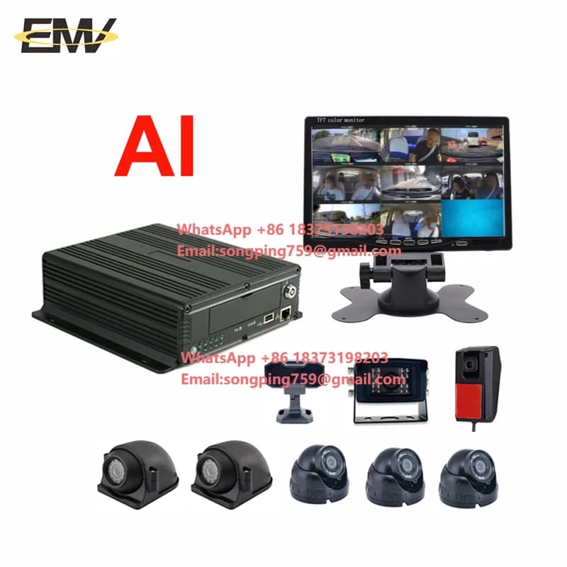1080P 차량용 MDVR 버스 트럭 실시간 모니터링 8채널 모바일 DVR