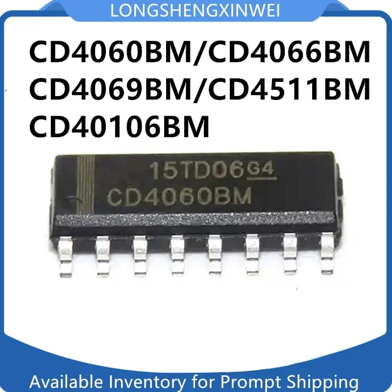 CD4060BM CD4066 4069BM 40106 CMOS 로직 IC SOP 1개