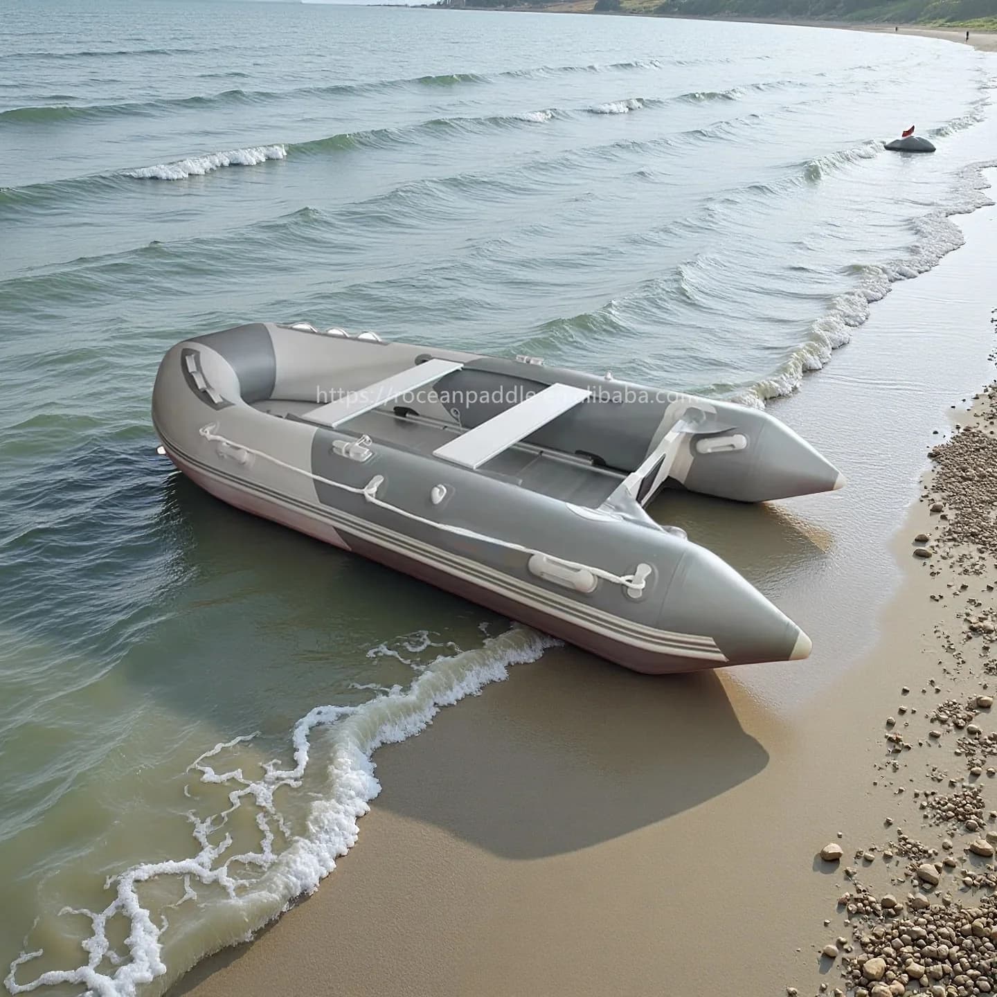 조디악 접이식 고무보트 낚싯대 거치대 12ft 365cm 1.2mm PVC 보트