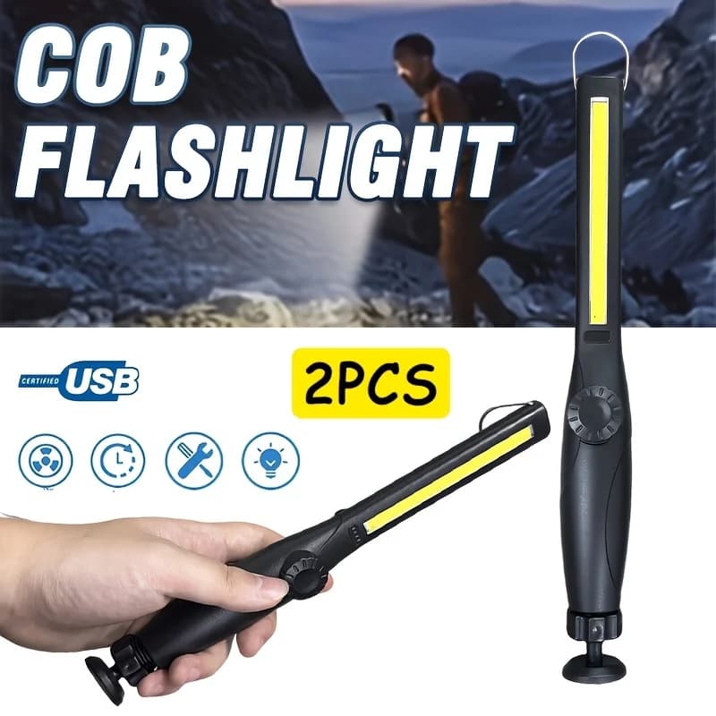 COB 휴대용 LED 작업등 자석 무선 점검등 손전등