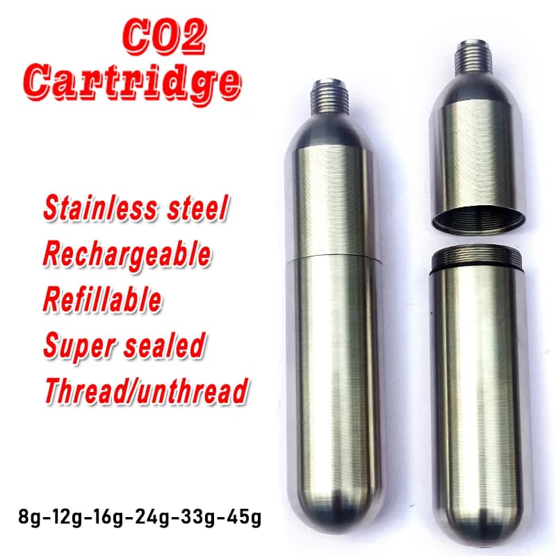 CO2 리필 탱크 재충전 카트리지 홈브루잉 소다 맥주 발효 도구